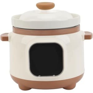 Multifunctionele Elektrische Kookpot van 1.8L - Automatische Keramische Stoofpot met 24 Uur Reservering en 235W Vermogen voor Koken en Stoven in de Keuken