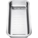 Multifunctionele Schaal - Spoelbak Accessoire - Keuken Organisatie - Roestvrij Staal - 371 x 177 mm - Zilver