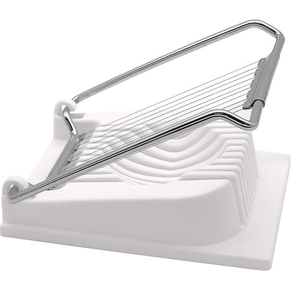 Narimano® Keuken Accessoires - Ei Snijmachines Chopper Rvs - Fruit Salade Snijder Ei Gereedschap - Wit
