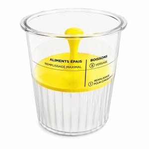 Ninja Creami Deluxe Tub Flattener IJs Accessoire Voor Perfect Glad IJsoppervlak IJs Maker Tool Keuken Gadget Voor Ninja Creami Deluxe Handige IJs Egaliseerder Compact Ergonomisch Ontwerp Geel