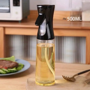 Oliefles - 500 ML - Olie Spray - Olie Spuit - Keuken & Koken - Huishouden - Spray voor Olijfolie of Zonnebloem Olie - Keuken Accessoires - Luxe Oliespuit - Hoge Kwaliteit - Inhoud: 500ml - Kitchen - Keuken Musthaves - Oliespray / Olie Spuitfles