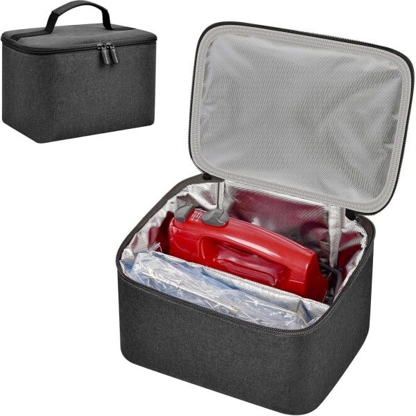 Opbergtas Mixer - Reistas Accessoires - Keuken Organisatie - Waterbestendige Voering - Grijs