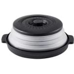 Opvouwbare Magnetron Deksel - Anti-Spat Magnetron Cover - Magnetron Afdekking tegen Spatten - Multifunctionele Splatter Guard & Stoomdeksel Keuken Accessoire - Zwart