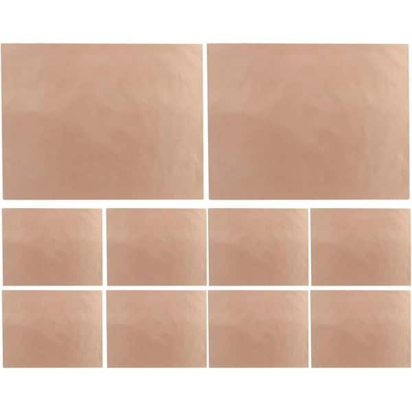 Oven Bodem Beschermer - Keuken Accessoires - Grill en Barbecue - Hittebestendig Anti-Aanbak - 40x30cm - Bruin