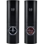 Peper en Zoutmolen Elektrische Zwarte Zout- en Pepermolenset - Instelbare Grofheid - LEDlicht - BBQ Restaurant Keuken