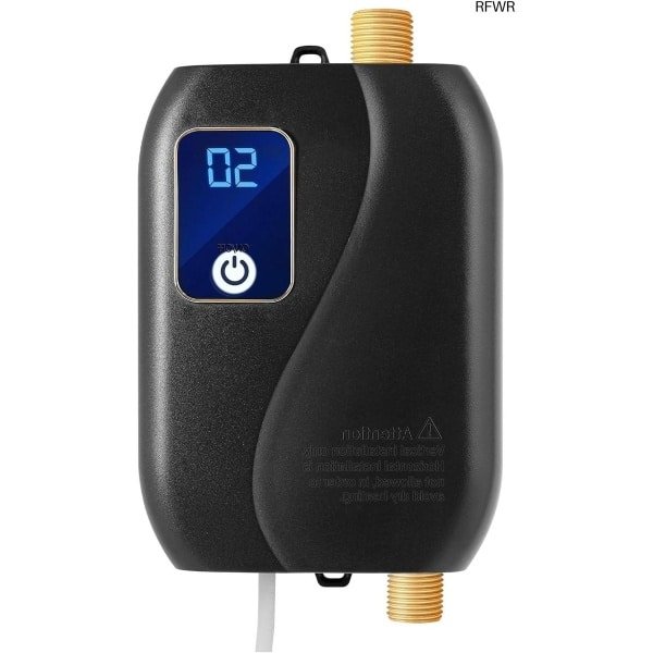 RFWR® Compacte Elektrische Mini Boiler voor Warmwater - Ideaal voor Keuken en Badkamer, 12 x 20 cm