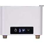 RFWR® Elektrische doorstroomboiler 3500 W met regelbare temperatuur en LED-weergave voor keuken en badkamer