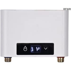 RFWR® Elektrische doorstroomboiler 3500 W met regelbare temperatuur en LED-weergave voor keuken en badkamer