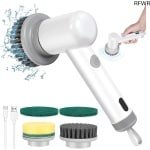 RFWR® Multifunctionele Elektrische Reinigingsborstel voor Keuken en Badkamer