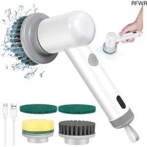 RFWR® Multifunctionele Elektrische Reinigingsborstel voor Keuken en Badkamer