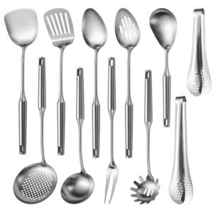 RVS Keukengerei Set - 11 Stuks Met Kookgerei Gadgets