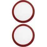 Ronde Bakmatten - Keuken Accessoires - Airfryer Oven Gebruik - Herbruikbaar Antiaanbak - 23.5 cm Doorsnede - Meerkleurig