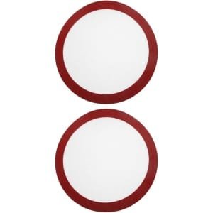 Ronde Bakmatten - Keuken Accessoires - Airfryer Oven Gebruik - Herbruikbaar Antiaanbak - 23.5 cm Doorsnede - Meerkleurig