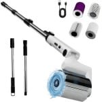 Roterende Elektrische Reinigingsborstel voor Badkamer, Keuken en Toilet met 4 Verstelbare Borstelkoppen