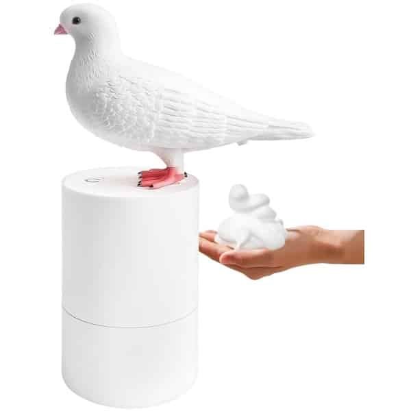 SPHProducts - Automatische zeepdispenser - Elektrische handdispenser - Duivenschuim - Wit - Non-touch zeepdispenser - Geschikt voor badkamer en keuken