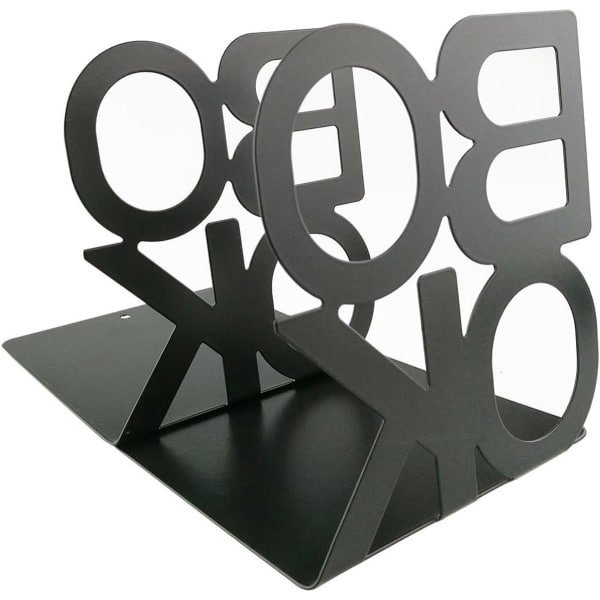 Schattige Fashion Boekstijl Antislip Boekensteunen voor Thuis, Kantoor en Keuken - Zwart Decoratief Accessoire