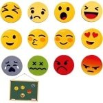 Schattige Smiley Koelkastmagneten voor Jongens en Meisjes, Sterke en Grappige Magneten voor Klaslokalen, Witbord, Kantoor en Keuken, Decoratieve Accessoires voor Thuis