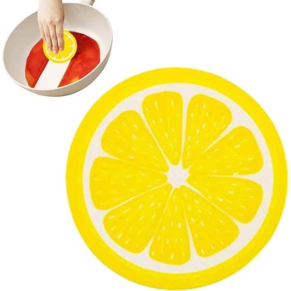 Schuursponsjes Keuken - Huishoudelijke Accessoires - Tafelgerei Reinigen - Fruitvormig Design - 9x9x3cm - Multicolor