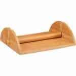 Servethouder Bamboe - Keuken Accessoire - Tafel Decoratie - Natuurlijk Materiaal - 18 x 23 cm - Bruin