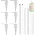 Set van 12 Doseerpompen - Siroop Dispenser - Herbruikbare Vervangingspomp - 500ml 1000ml Flessen - 28/410 Schroefdraad - Keuken Accessoires