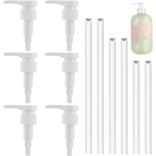 Set van 12 Doseerpompen - Siroop Dispenser - Herbruikbare Vervangingspomp - 500ml 1000ml Flessen - 28/410 Schroefdraad - Keuken Accessoires