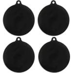 Set van 4 siliconen inductiekookplaat beschermers met antislip - Hittebestendige inductiekookplaat mat - Keuken accessoires