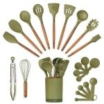 Siliconen Kookgerei Set - Essentiële Keuken Accessoires voor Nieuwe Huizen & Appartementen