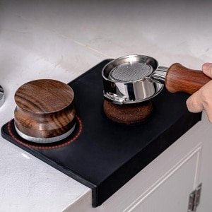 Siliconen Tamper Mat voor Koffie, met Hoeksteun voor Tampen, Ideaal voor Espresso en Barista Accessoires in Keuken en Kantoor