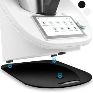 Sliding Board voor Thermomix TM6/TM5 - Acryl Onderlegger, Glijplank voor Keuken, Accessoires voor Voedselverwerking, Zwart - Ideaal voor Koken en Bereiden