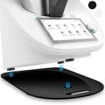 Sliding Board voor Thermomix TM6/TM5 - Acryl Rolbord voor Keuken, Onderlegger en Accessoires, Zwart