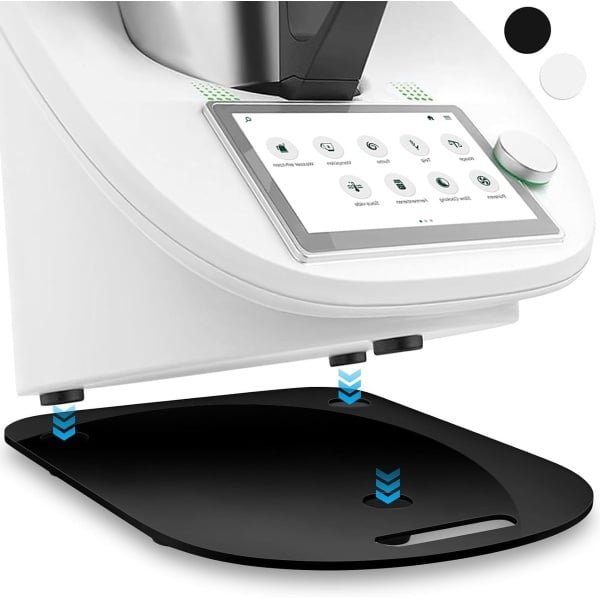 Sliding Board voor Thermomix TM6/TM5 - Acryl Rolbord voor Keuken, Onderlegger en Accessoires, Zwart