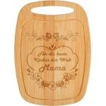 Snijplank van Bamboe met Gravure 'Mama' - Houten Keuken Accessoire