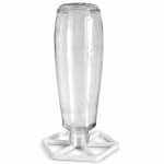 SodaStream Flessenrek - Druiprek Voor SodaStream Flessen - Droogrek Keuken Accessoire - Compact Flessenhouder Voor Kunststof En Glazen Flessen - Hygiënisch Laten Drogen - Ruimtebesparend Design - Zwart