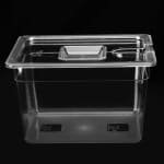 Sous Vide Container met deksel - 11 liter - waterbad accessoire - koken op lage temperatuur - keuken accessoire.