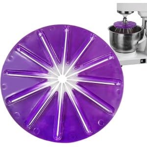 Spatbescherming Mixer - Keuken Accessoire - Schoon Bakken - Minimaliseert Spatten - 14.5 x 14.5 cm - lila