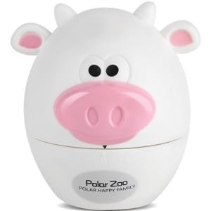 Store_8 - Keuken Timer - Eieren Timer - Mechanisch zonder Batterij - Wit Rund - Kook Accessoires - Perfect voor Studenten en Thuisgebruik - Schatti...
