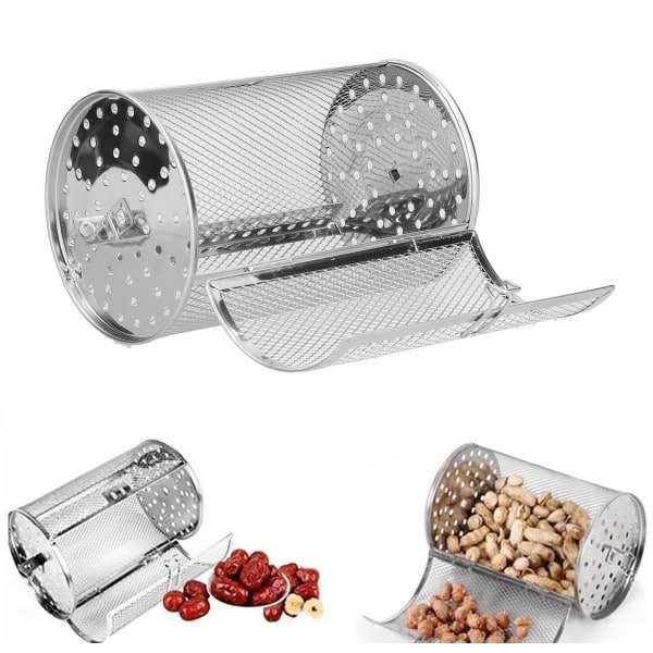 Store_9 - Air Fryer Mand - Draaibare Frituurmand - Roestvrij Staal - Bakgereedschap - Oven Accessoires - Geschikt voor Keuken - 4.7x4.7x7.1in