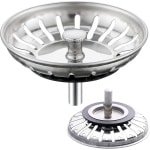 Strainer Basket - Universele 82mm Afvoerfilter - RVS Keuken Accessoires - Anti-lock Snelafvoer - Keuken Sanitair