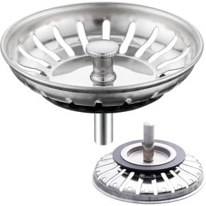 Strainer Basket - Universele 82mm Afvoerfilter - RVS Keuken Accessoires - Anti-lock Snelafvoer - Keuken Sanitair