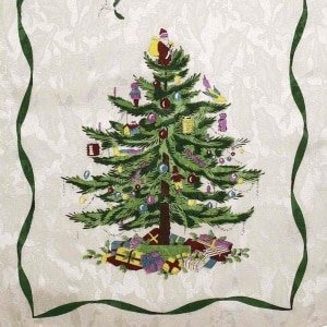 Tafelkleed met Kerstboomontwerp - Vakantie Keuken Accessoires en Huisdecoratie (152,4 x 304,8 cm)