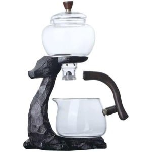 Teapot Set met Magnetische Bodem - Glazen Theeset voor Huishoudelijke Keuken Decoratie - Thee Accessoires