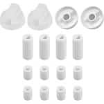 Thermostaatknoppen Oven - Bedieningsknoppen Fornuis - Keuken Accessoire - Hittebestendig ABS - 19x17cm