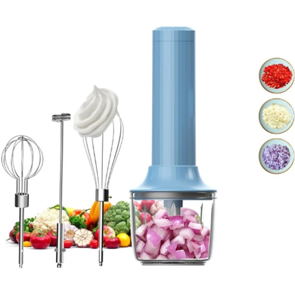 Thuys - Handmixer Voor Keuken - Melkopschuimer En Elektrische Gardeset - Draadloos En Oplaadbaar - 4 Snelheden - 300 ml