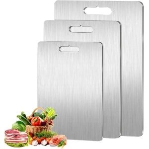 Titanium Snijplank Dubbelzijdig - Sterk & Hygiënisch Keuken Accessoire