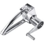 Trommelrasp - Spiraalsnijder - Geschikt als Kaasmolen en Rasp - RVS - Zilver - Kaasrasp - Kaasrasp harde kaas - Keukengerei - Keuken accessoires - Premium - Roterende - Sliertensnijder - Handgebogen - Zilver