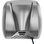 VEVOR Handdroger 1300W Elektrische Handdroger 7-10s Droogtijd Commerciële Muurhanddroger Handföhn met HEPA-filter 99,97% Filtratie-efficiëntie Luchthanddroger voor Keuken en Badkamer Toilet