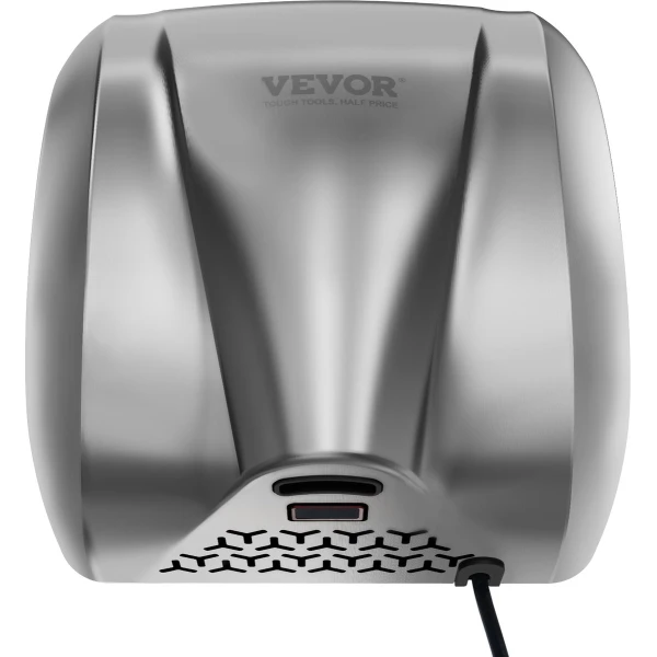 VEVOR Handdroger 1300W Elektrische Handdroger 7-10s Droogtijd Commerciële Muurhanddroger Handföhn met HEPA-filter 99,97% Filtratie-efficiëntie Luchthanddroger voor Keuken en Badkamer Toilet