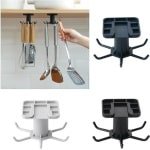Voor Keuken Organisator En Opslag Keuken Benodigdheden Organisatoren Draaibare Rack Accessoires Kast Organizer Hook Up Opbergrek