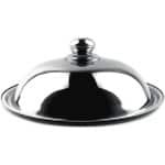 Vt products - Roestvrij Stalen Pot Deksel - Universele Pan Cover - Perfect voor Soep Potten - 34 cm - Keuken Accessoire - Geschikt voor Thuis en Resta