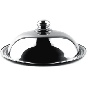 Vt products - Roestvrij Stalen Pot Deksel - Universele Pan Cover - Perfect voor Soep Potten - 34 cm - Keuken Accessoire - Geschikt voor Thuis en Resta